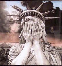 lady liberty weeps