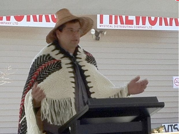 Ron Giesbrecht, chief of the Kwikwetlem First Nation near Vancouver, BC.