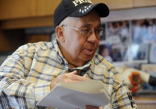 Michael Jandreau, chairman of the Lower Brule Sioux for 30 years.