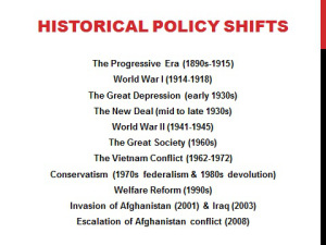 historical policy shifts