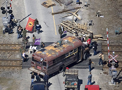 Tyendinaga rail block 2007