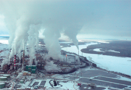 Tar Sands aerial factory