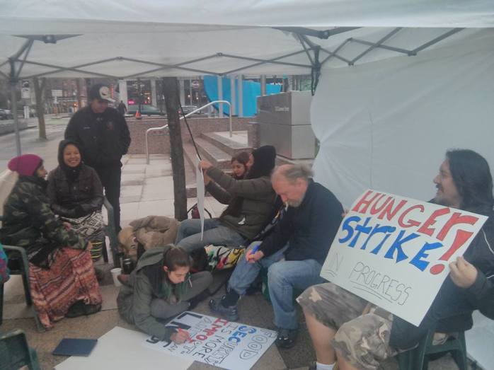 Site C hunger strike 1