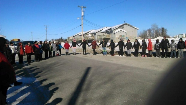 suicide-prevention-walk-pimicikamak-cree-nation